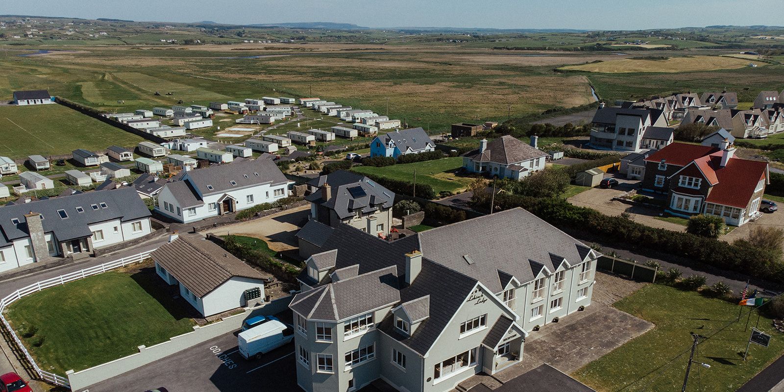 Lehinch Lodge aerial view